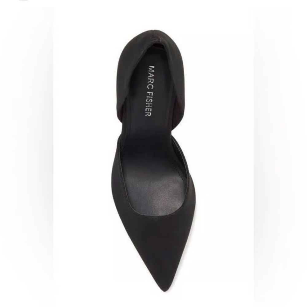 Marc Fisher Carline 3 Black Pointed Heels pumps women’s shoes Sz 7 1/2